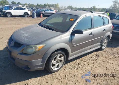 2004 Pontiac Vibe из США, поврежденный, VIN 5Y2SL628X4Z446597